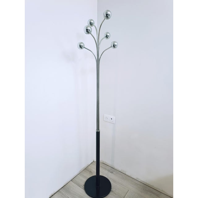 Black Cilindro Designer Coat Rack attributed to Fase, 1970s For Sale - Image 8 of 8