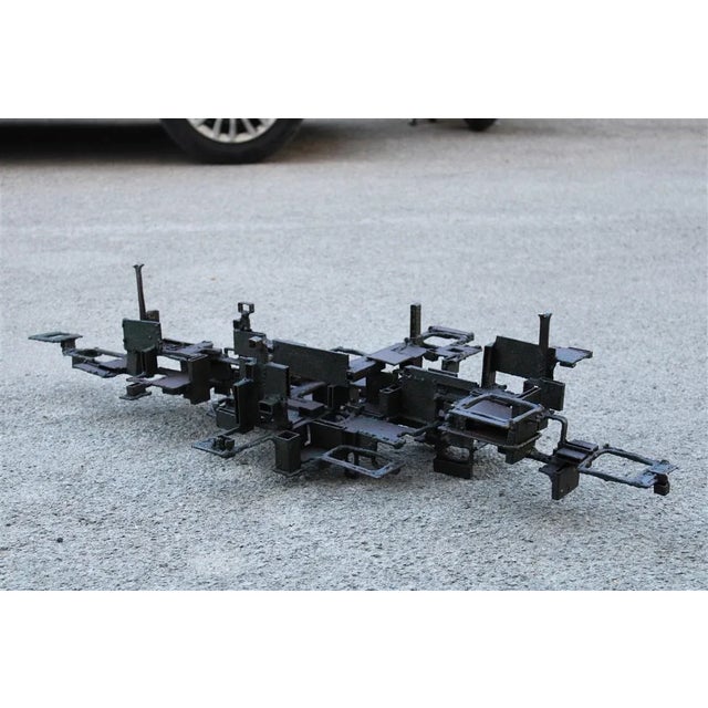 Metal Large Brutalist Metal Sculpture by Marcello Fantoni, Italy, 1960s For Sale - Image 7 of 18
