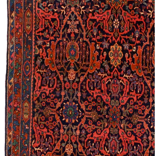 Antique Persian Bidjar Rug 5'4" x 13’7".