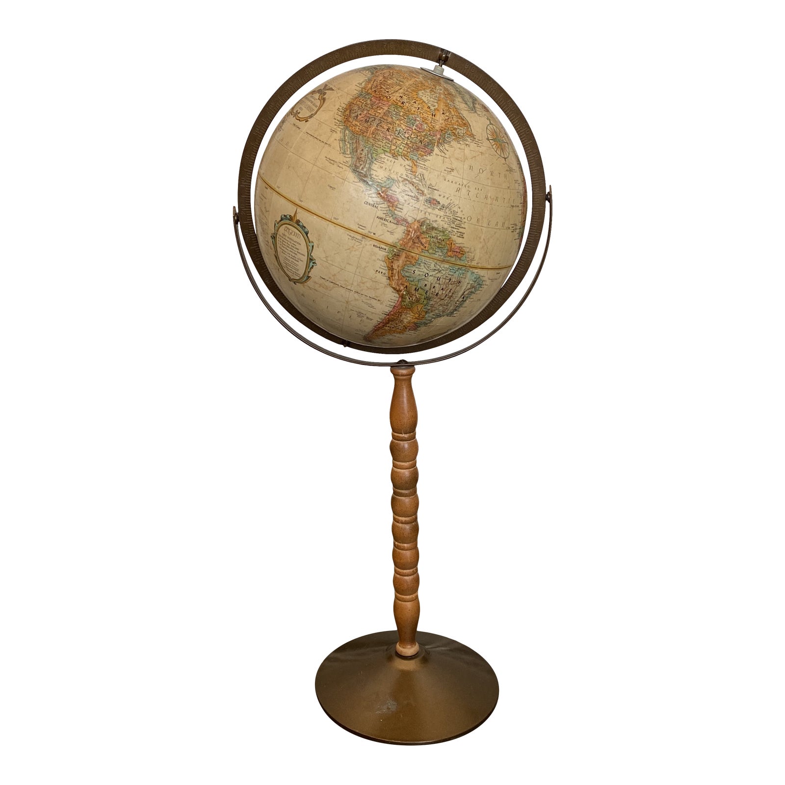 Vintage Replogle World Nation Series 12 Inch Diameter Cradle World ...