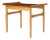 1950s A “Shell” series side table by Hans J Wegner for Fritz Hansen For Sale