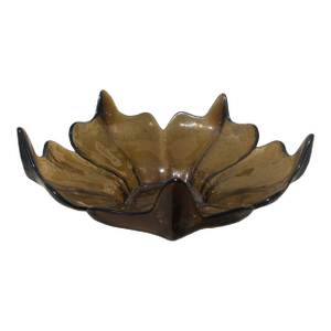 1960s Viking Glass Lotus Bowl