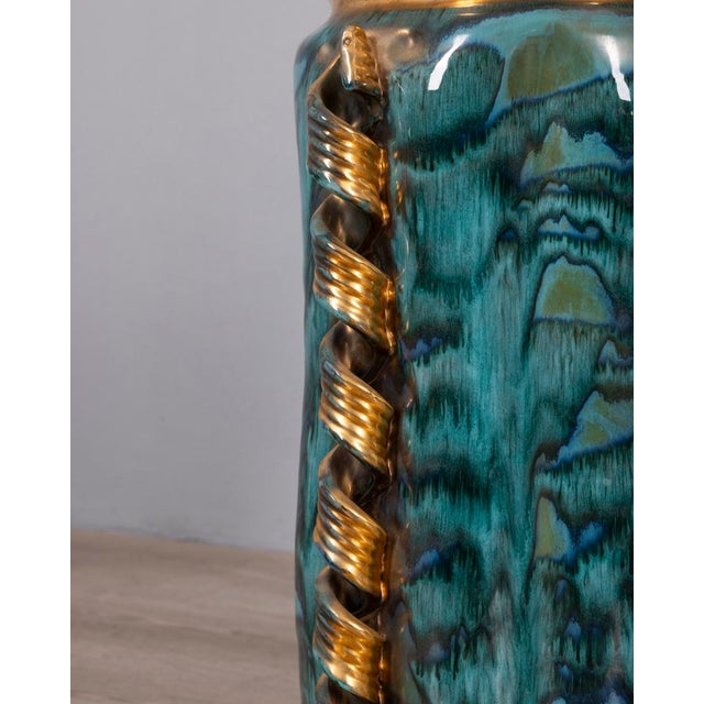 Large Vintage Ceramic Vase, Italy, 1960s For Sale - Image 12 of 13