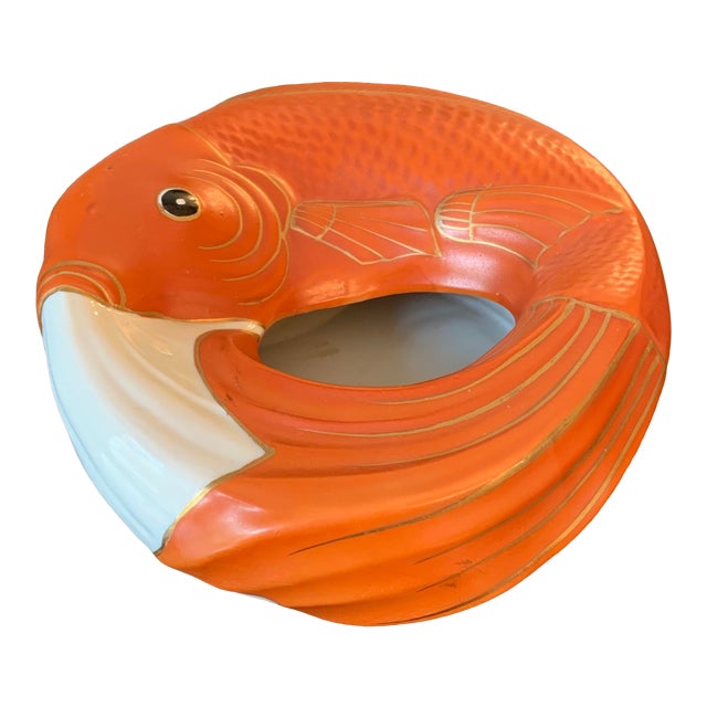 Vintage Neiman Marcus Koi Fish Ceramic Dish Chairish