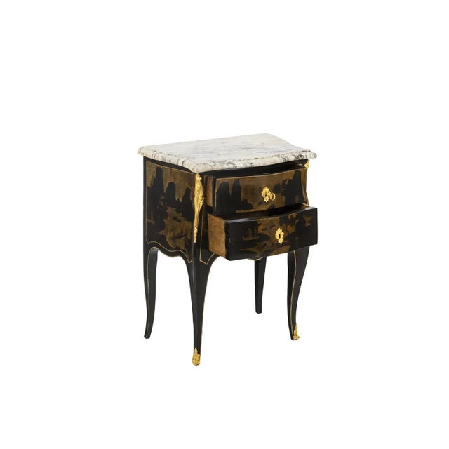 Louis XV Style Living Room Table in Chinese Lacquer, 1880s For Sale - Image 3 of 15