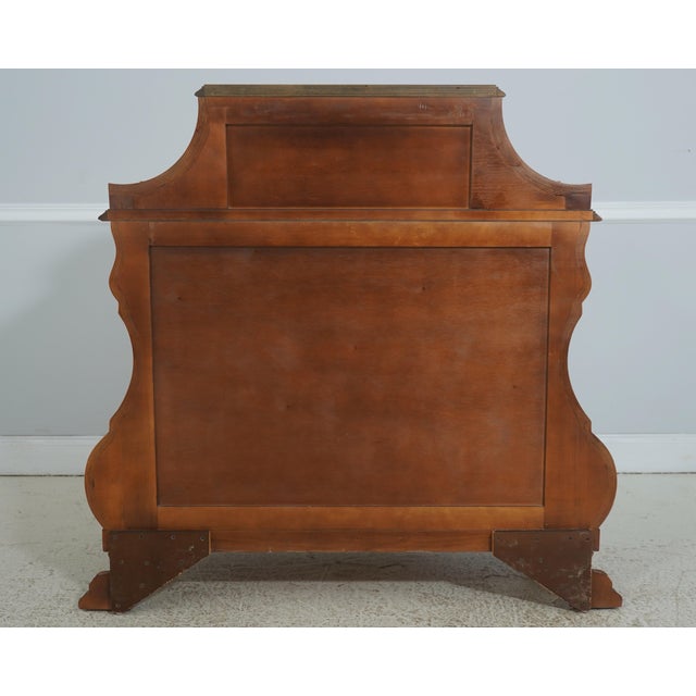 Italian Highly Inlaid Olivewood Fall Front Desk For Sale - Image 17 of 18