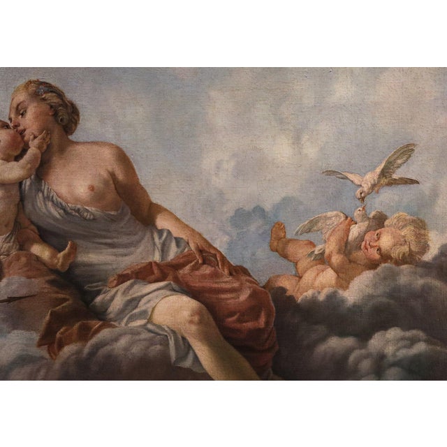 Noël Hallé, Venus and Cupid, 1760, Oil on Canvas For Sale - Image 7 of 16