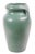 Mission Arts and Crafts Green Matte Glaze Pottery Vase C. 1910's For Sale - Image 3 of 11