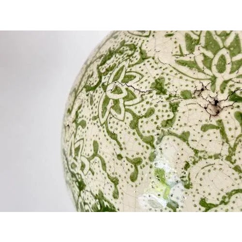 Ceramic Garniture Enameled Ceramic Colored Bowl on Stone Base, France, 1960 For Sale - Image 7 of 9