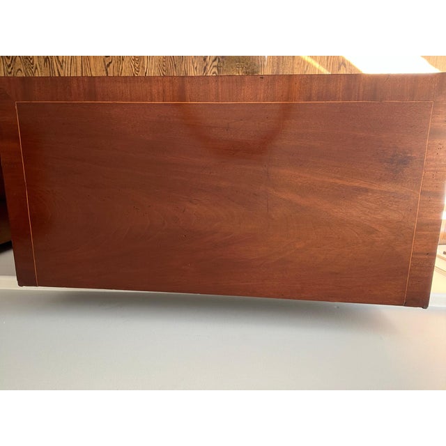 Brown 19th c. Hepplewhite Kentucky Cherry Chest of Drawers For Sale - Image 8 of 9