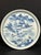 Latre 20th Century Chinese Art Porcelain Blue and White Plate Mountain Scenery Design For Sale - Image 4 of 11
