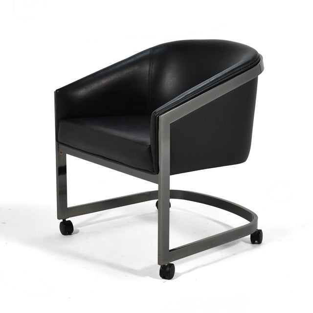 Mid 20th Century Design Institute America Barrel Back Chairs (Set of 4) For Sale - Image 5 of 10