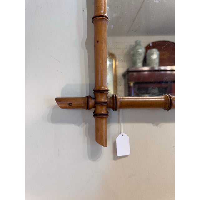 Mid 19th Century 19th Century Bamboo Mirror For Sale - Image 5 of 6