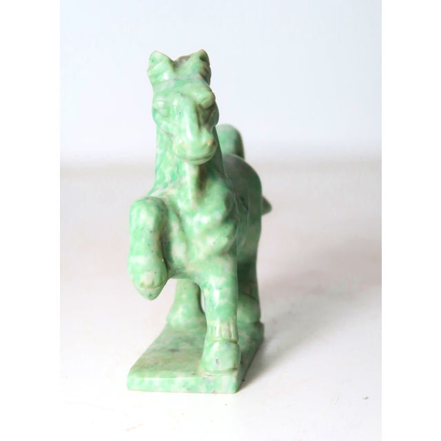Miniature Well-Carved Horse of Tree Agate, an Uncommon Stone For Sale - Image 9 of 9