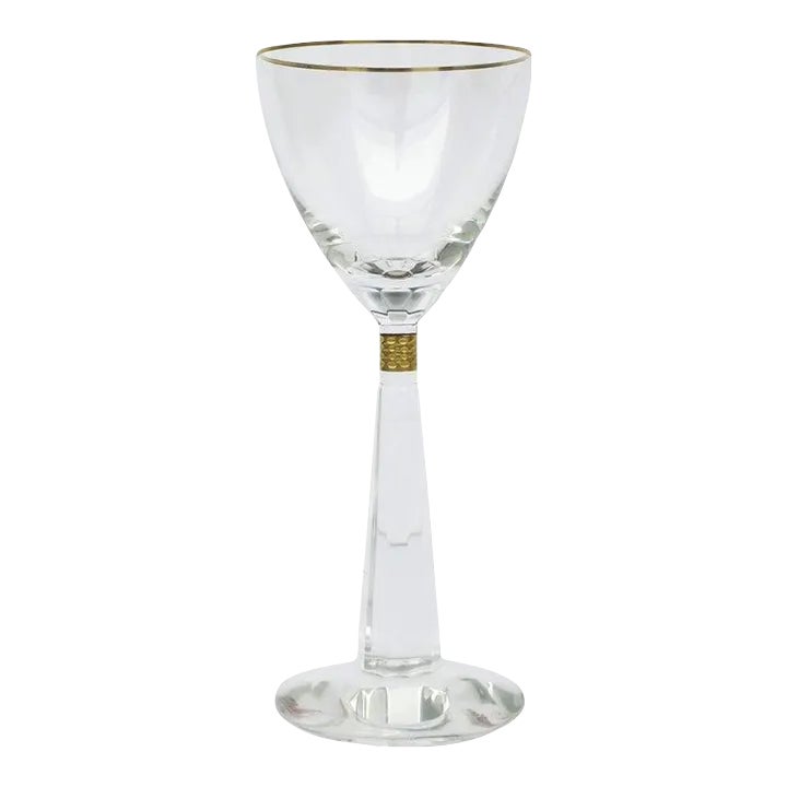 Moser Crystal Casanova Wine or Cocktail Glass Chairish