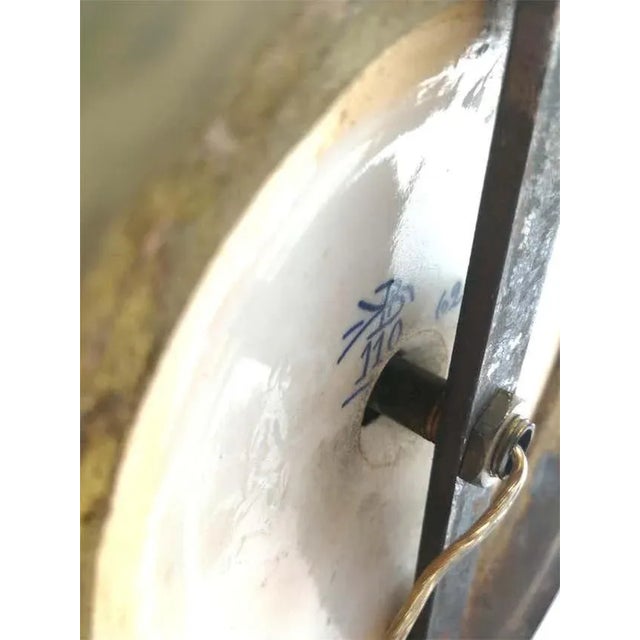 Delf Vase Lamp, 1900s, in Good conditions. Designed 1890 to 1919 Up to 250V (Europe/UK Standard).The wiring of this item...