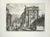 Rovine del Tempio de' Castori nella città di Cora - Etching by G. B. Piranesi 1764 For Sale
