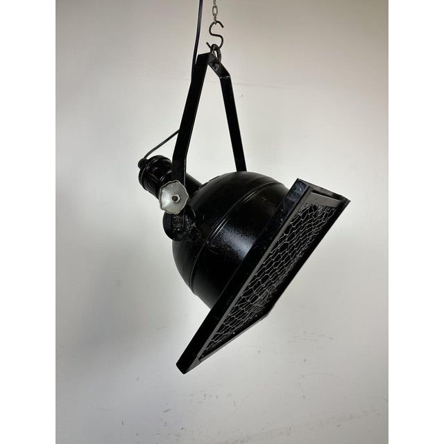Black Vintage Black Theatre Spotlight, 1950s For Sale - Image 8 of 18