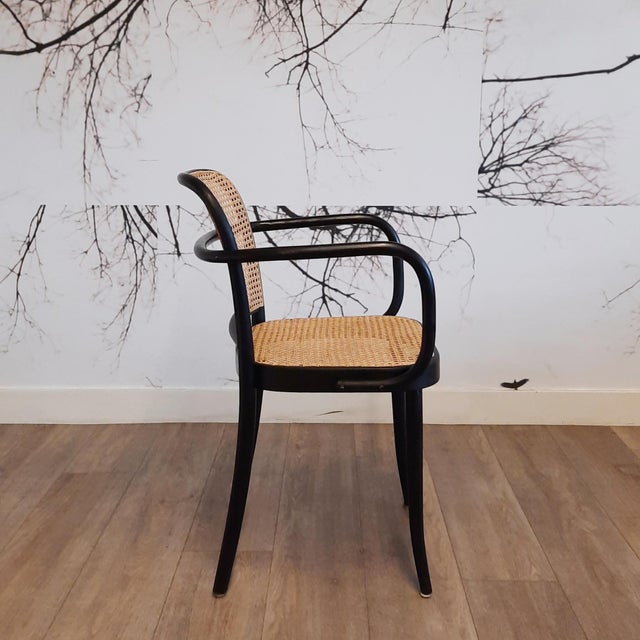 No. 811 Prague Chairs by Josef Hoffmann for Ligna, 1970s, Set of 4 For Sale - Image 11 of 18