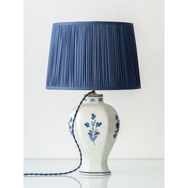 Royal Delft Blue and White Table Lamps, 1905, Set of 2 For Sale - Image 9 of 17