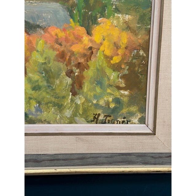 Hedvig Tegnér, Cityscape in Autumn Colors, 1950s, Oil on Canvas, Framed For Sale - Image 16 of 18