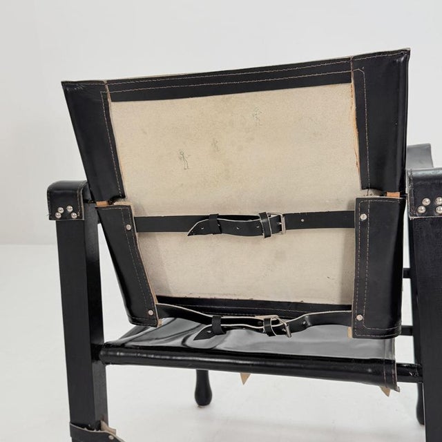 Mid-Century Modern Safari Chair by Aage Bruun & Son, Denmark, 1960s For Sale - Image 15 of 18