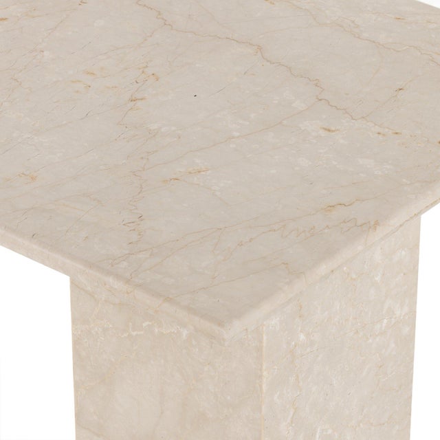 Four Hands Arum Desk - Cream Marble For Sale - Image 9 of 11