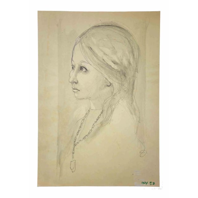 Portrait is an original artwork realized in the 1970s by the Italian Contemporary artist Leo Guida (1992 - 2017). Original...