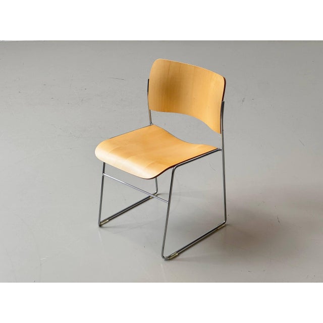 Brown Model 40/4 Chair by David Rowland for Howe, Denmark, 1980s For Sale - Image 8 of 18