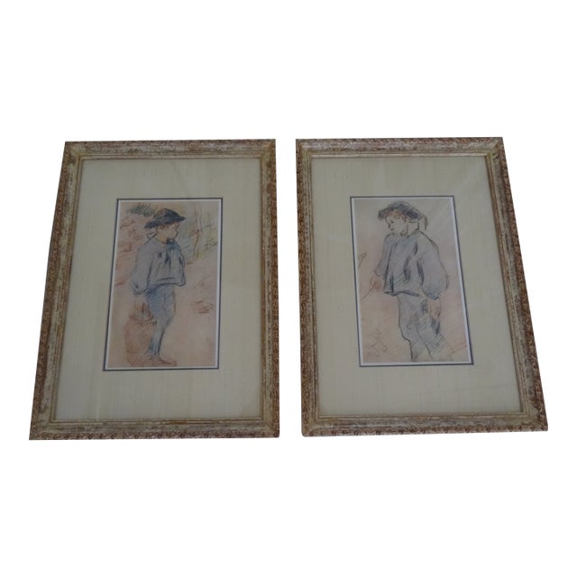1970s Vintage Prints After Paul Gauguin, Framed- Set of 2 For Sale