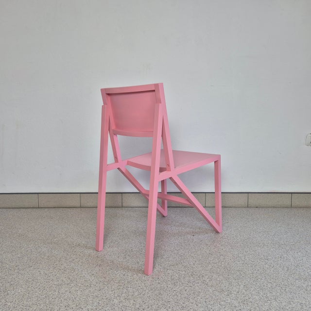 Pink Frame Chair by Wouter Scheublin for Established & Sons, 2008 For Sale - Image 11 of 13
