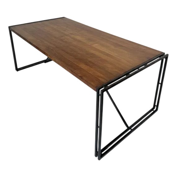 Vintage Industrial Dining Table For Sale