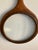 Brown Large Antique Mahogany Magnifying Glass For Sale - Image 8 of 11
