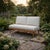 The Rishon Love Seat offers a softer take on modern luxury, pairing our sculptural teak frame with a plush, traditionally...