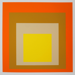 Josef Albers, Homage to the Square, Yes Sir, Screen Print