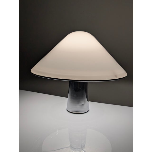Silver Large Elpis Table Lamp from Guzzini, 1970s For Sale - Image 8 of 13