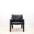 Cab 414 Chairs in Black Stitched Leather attributed to Mario Bellini for Cassina, 1980s For Sale - Image 3 of 10