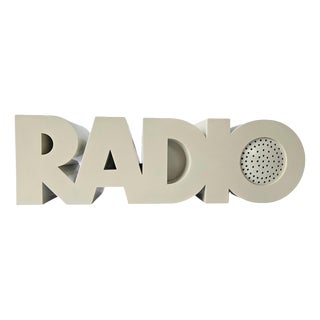 Mid-Century Space Age Desk Radio, Italy, 1970s For Sale