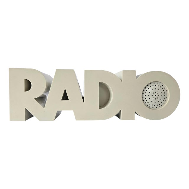 Mid-Century Space Age Desk Radio, Italy, 1970s For Sale