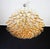 1990s Large Murano Glass Chandelier with Amber Transparent Glass Petal, 1990 For Sale - Image 5 of 15