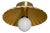 Cream Color Ceiling Flush Mount Lamp For Sale