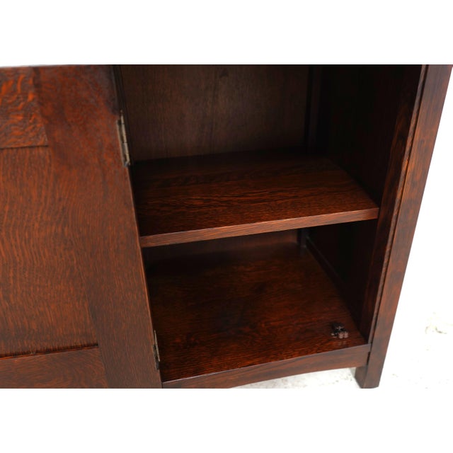 2000 - 2009 Stickley Mission Oak Nightstand Cabinet For Sale - Image 5 of 18