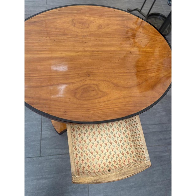 Biedermeier Style Oval Table For Sale - Image 6 of 8