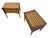 1960s Mid-Century Modern Lane Walnut & Rosewood Nightstands - Set of 2 For Sale - Image 5 of 10