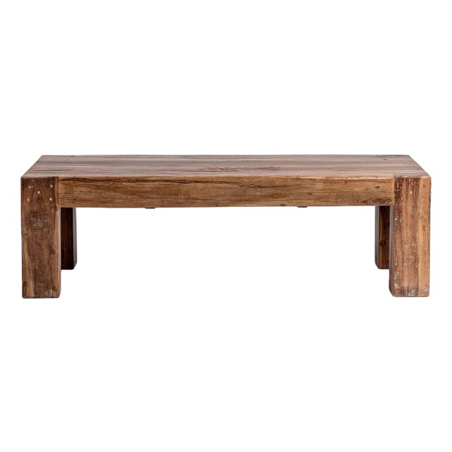 Heritage Rustic Reclaimed Wood Coffee Table For Sale
