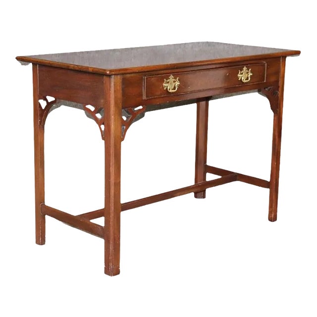 1970s Kittinger Colonial Williamsburg Collection Mahogany Writing Table For Sale