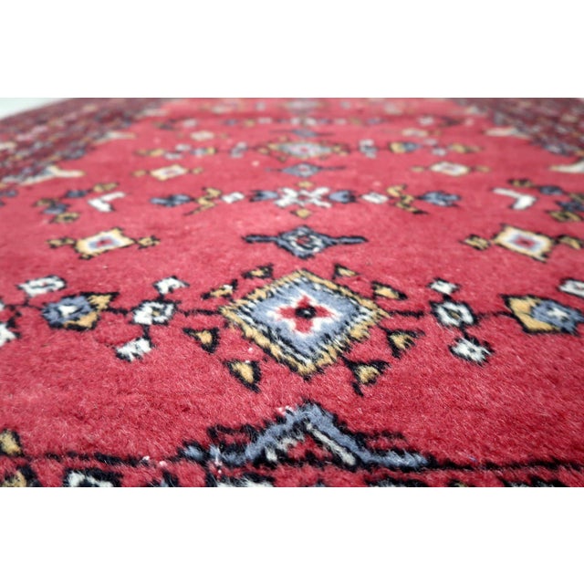 1950s, Vintage Uzbek Bukhara Handmade Rug 4 X 6 For Sale - Image 4 of 14