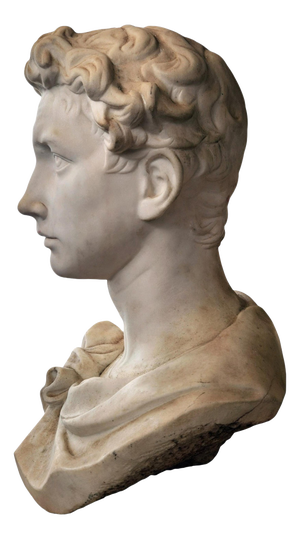 Bust of Giuliano de Medici, 19th Century, Carrara Marble
