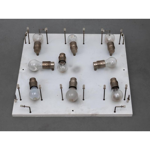 Large Square Iced Textured Glass Flush Mount from Kalmar, 1960s For Sale - Image 12 of 15