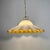 Mid-Century Murano Swirl Fazzoletto Glass Pendant Lamp, Italy, 1970s, in Very Good conditions. Designed 1970 to 1979 Up to...